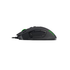 Black RGB backlit wired gaming mouse