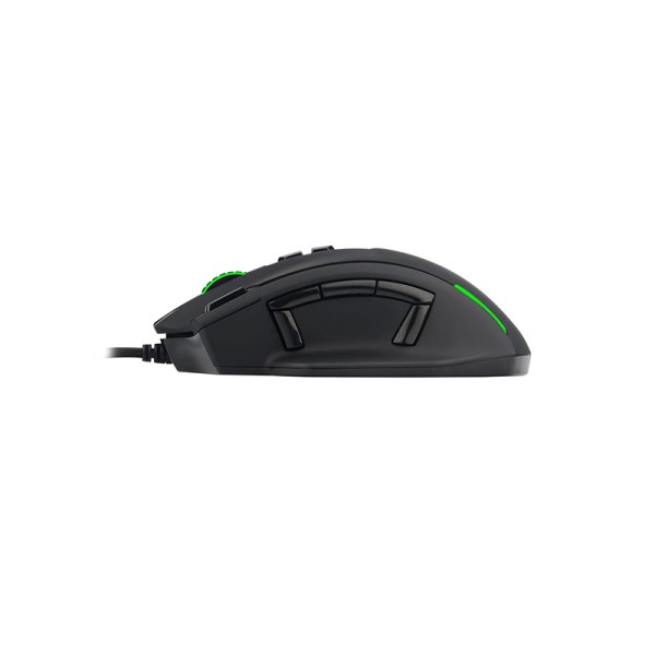 Black RGB backlit wired gaming mouse Black RGB backlit wired gaming mouse