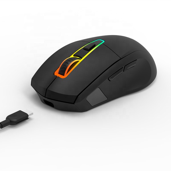 Plug-and-play RGB wired gaming mouse