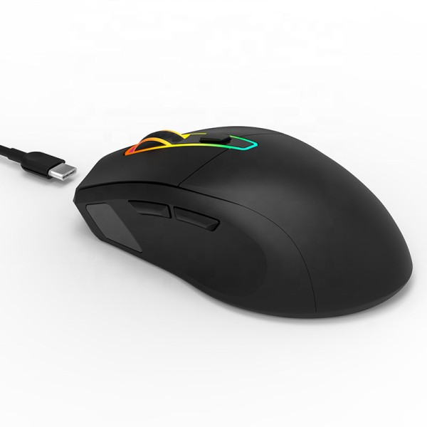 Plug-and-play RGB wired gaming mouse