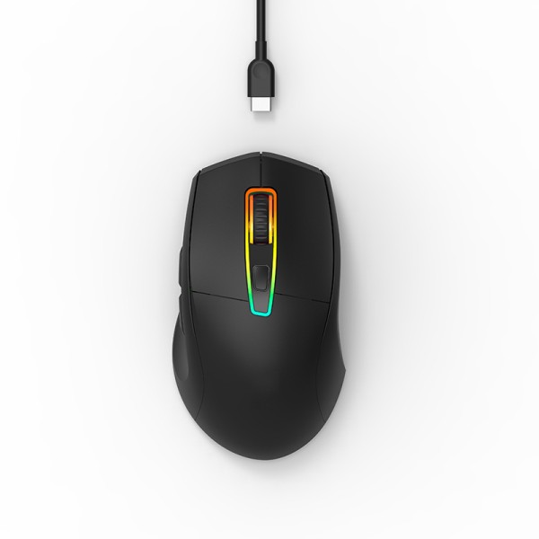 Plug-and-play RGB wired gaming mouse