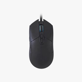 High-end black ergonomic wired mouse