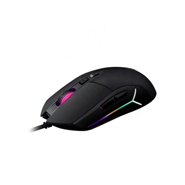 High-end black ergonomic wired mouse High-end black ergonomic wired mouse
