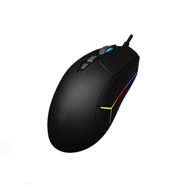 High-end black ergonomic wired mouse High-end black ergonomic wired mouse