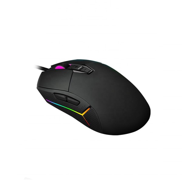 High-end black ergonomic wired mouse High-end black ergonomic wired mouse
