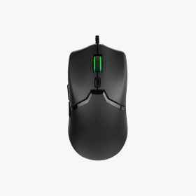 Stylish RGB backlit black wired mouse