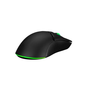 Stylish RGB backlit black wired mouse