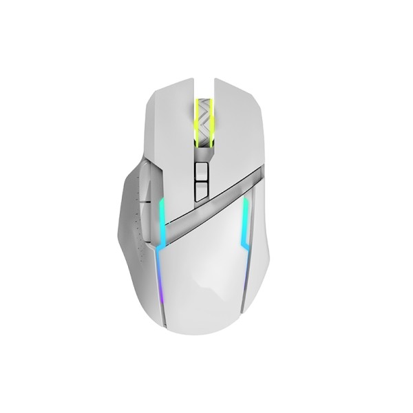 Stylish RGB backlit wired mouse with thumb rest