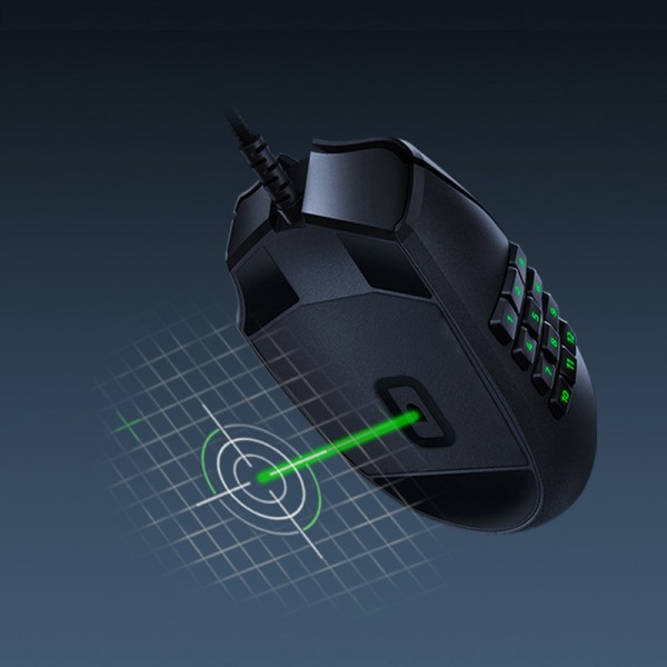 Black high-precision optical wired mouse