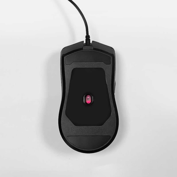 Ambidextrous optical wired gaming mouse