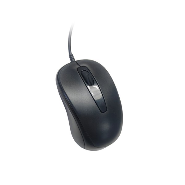High-quality compact black wired mouse High-quality compact black wired mouse