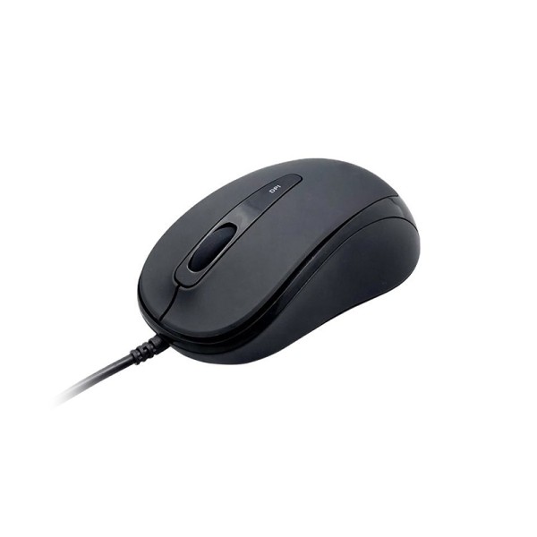 High-quality compact black wired mouse High-quality compact black wired mouse