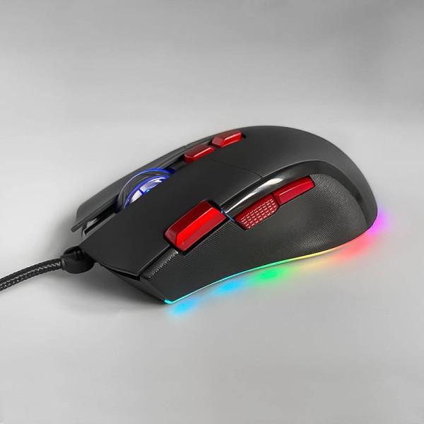 Rubber roller RGB backlit wired mouse Rubber roller RGB backlit wired mouse