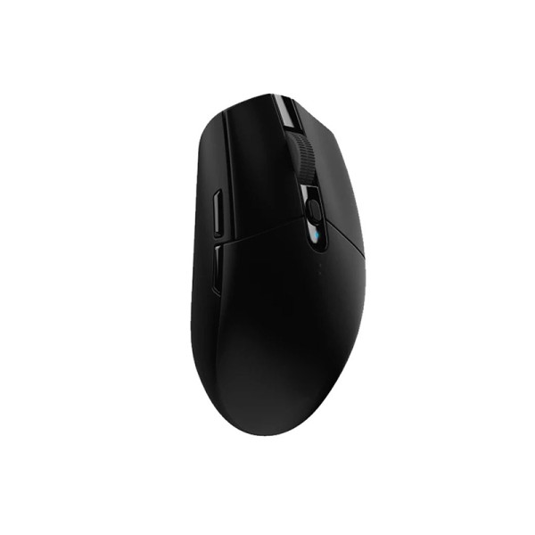 Black low-power wireless computer mouse Black low-power wireless computer mouse