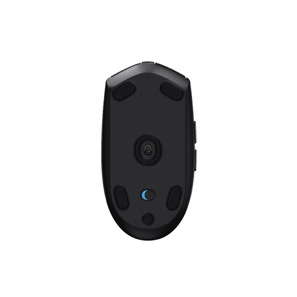 Black low-power wireless computer mouse Black low-power wireless computer mouse