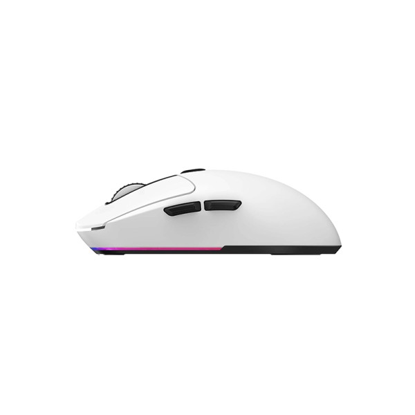 Optically rechargeable and switchable wireless mouse