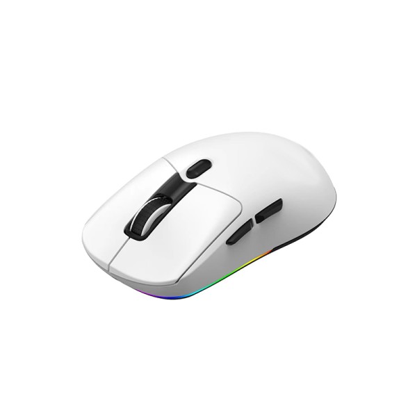 Optically rechargeable and switchable wireless mouse