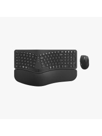 Ergonomic wireless keyboard and mouse set