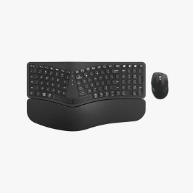 Ergonomic wireless keyboard and mouse set