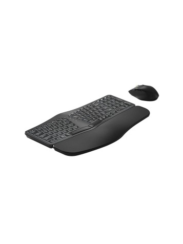 Ergonomic wireless keyboard and mouse set