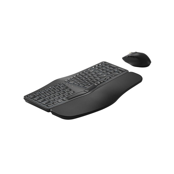 Ergonomic wireless keyboard and mouse set