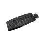 Black waterproof wireless keyboard and mouse set