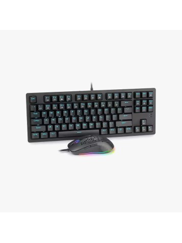 RGB backlit wired keyboard and mouse set