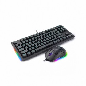 RGB backlit wired keyboard and mouse set