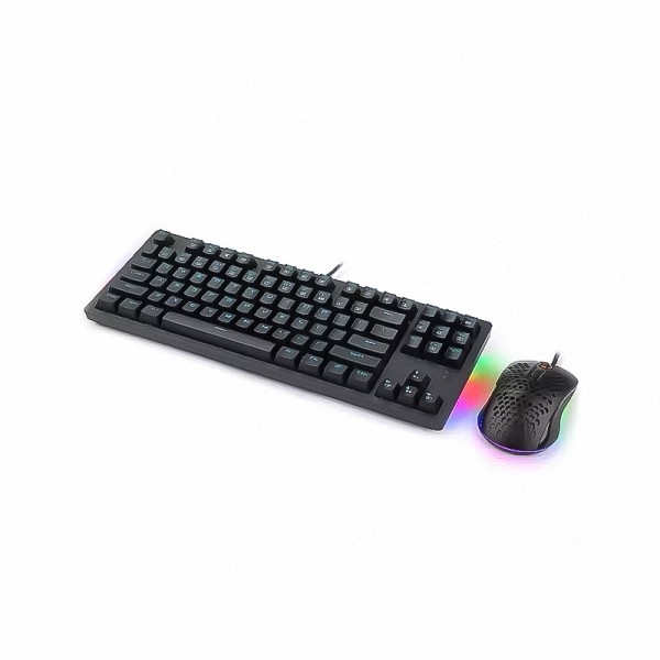 RGB backlit wired keyboard and mouse set