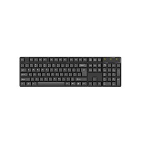 Home use black wireless keyboard and mouse set