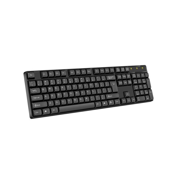 Home use black wireless keyboard and mouse set