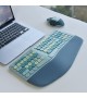Comfortable ergonomic wireless keyboard and mouse set