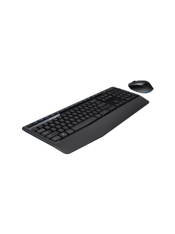 Black comfortable wireless keyboard and mouse set