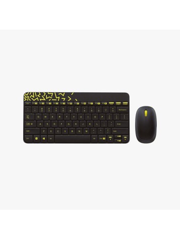 Stylish mini wireless keyboard and mouse set