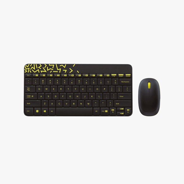 Stylish mini wireless keyboard and mouse set