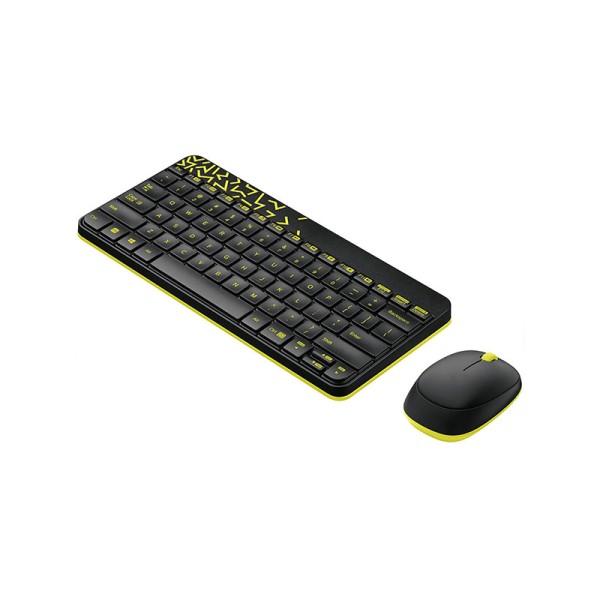 Stylish mini wireless keyboard and mouse set