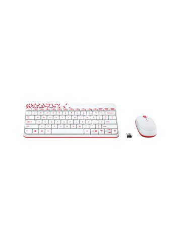 Stylish mini wireless keyboard and mouse set