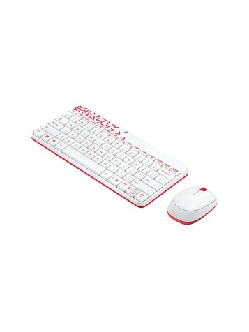 Stylish mini wireless keyboard and mouse set