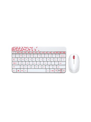 Stylish mini wireless keyboard and mouse set