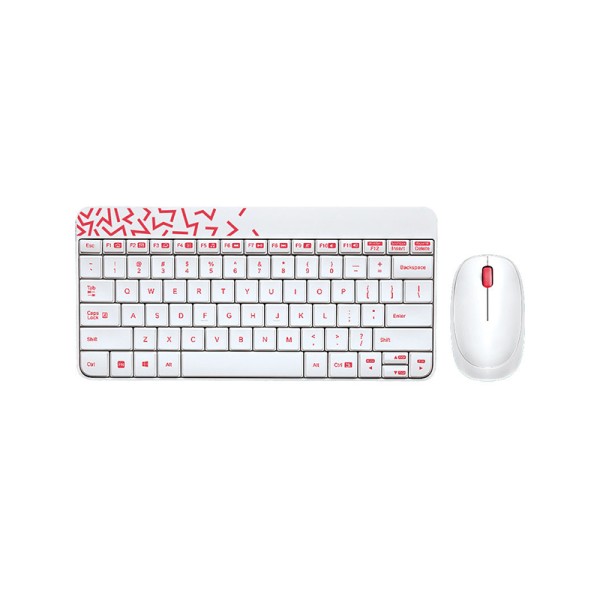 Stylish mini wireless keyboard and mouse set