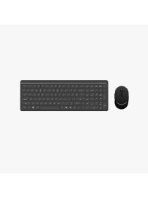Ultra-quiet wireless office keyboard and mouse set