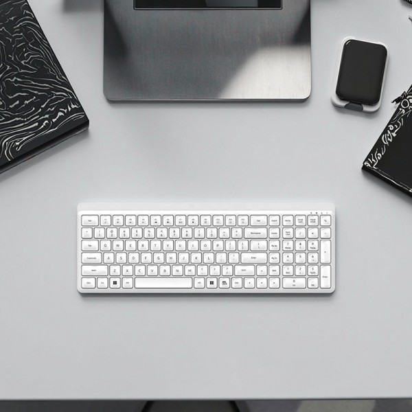 Ultra-quiet wireless office keyboard and mouse set