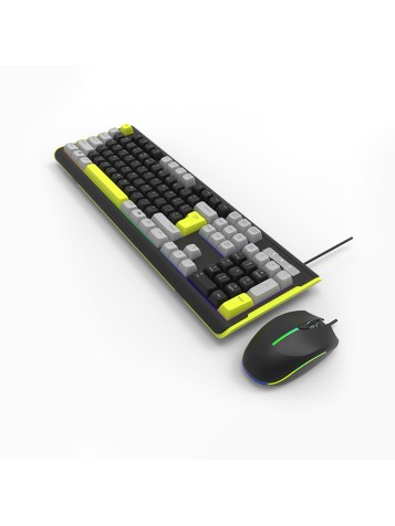 Anti-ghosting wired keyboard and mouse set
