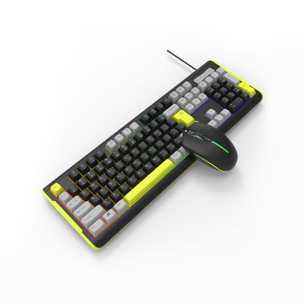 Anti-ghosting wired keyboard and mouse set