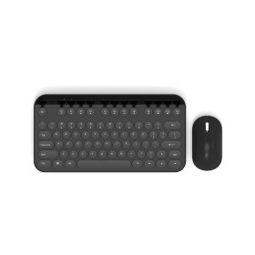 Retro mini wireless keyboard and mouse set