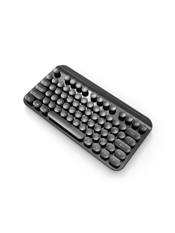 Retro mini wireless keyboard and mouse set