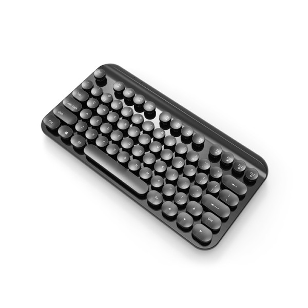 Retro mini wireless keyboard and mouse set