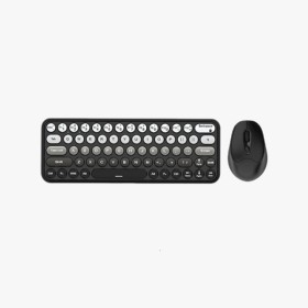 Retro Multi-Color UV Gradient Wireless Keyboard & Mouse Set