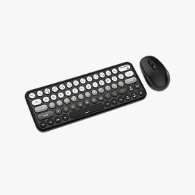Retro Multi-Color UV Gradient Wireless Keyboard & Mouse Set