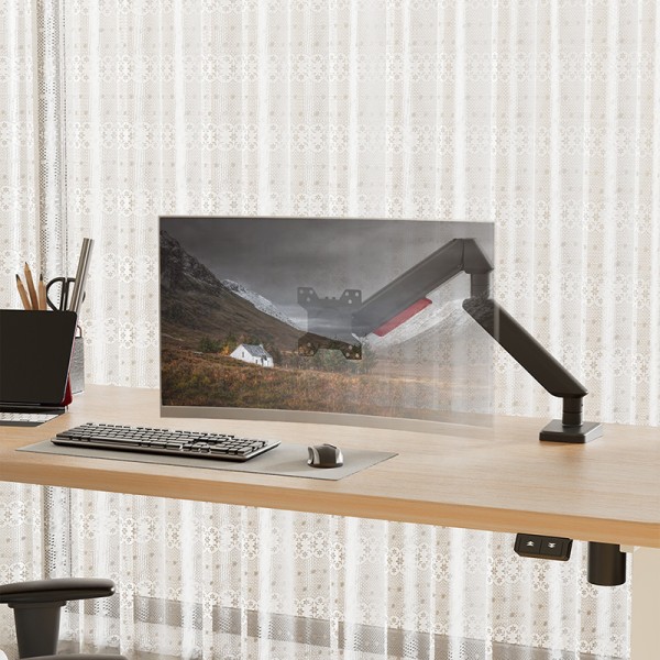 Foldable vertical gas spring monitor stand Foldable vertical gas spring monitor stand